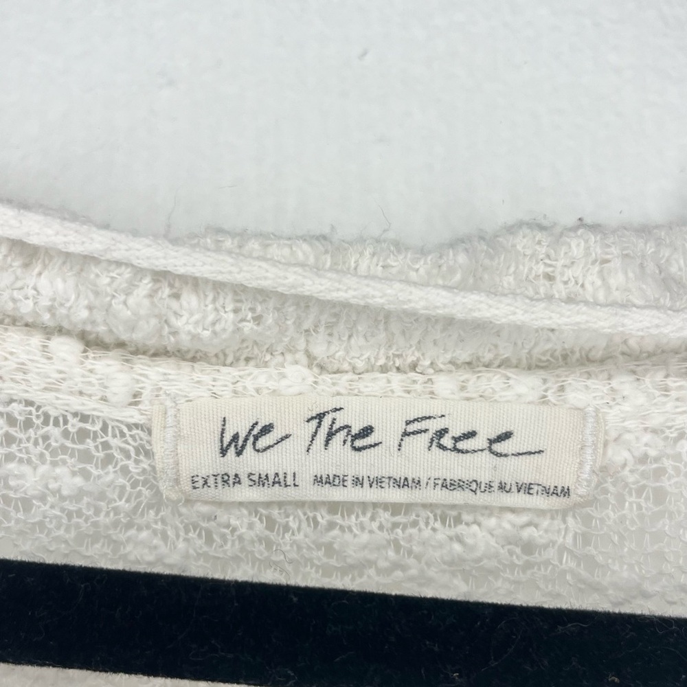 We The Free Off-White Textured V-Neck Long Sleeve - Picture 14 of 14